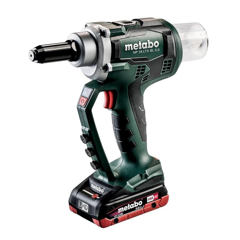 AKUMULATORSKI PIŠTOLJ ZA POP NITNE NP 18 LTX BL 5.0 18V (2x2,0 Ah) AKUMULATORSKI PIŠTOLJ ZA POP NITNE NP 18 LTX BL 5.0 18V (2x2,0 Ah)