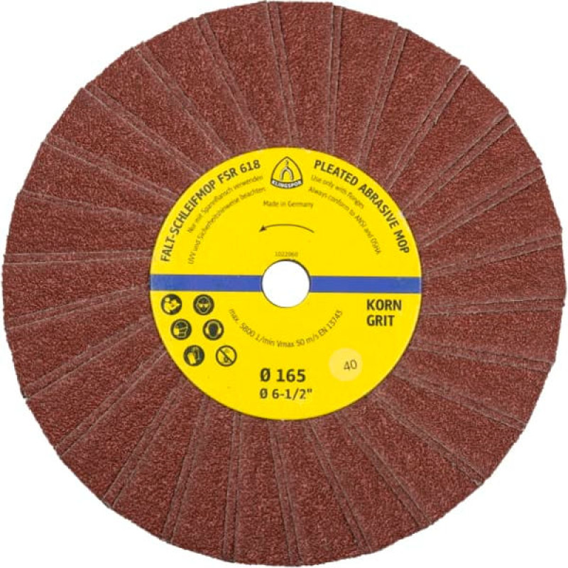 FSR 618 TANJIRASTI BRUSNI DISK ZA METAL 165x14  GR 120 (cena/komad)