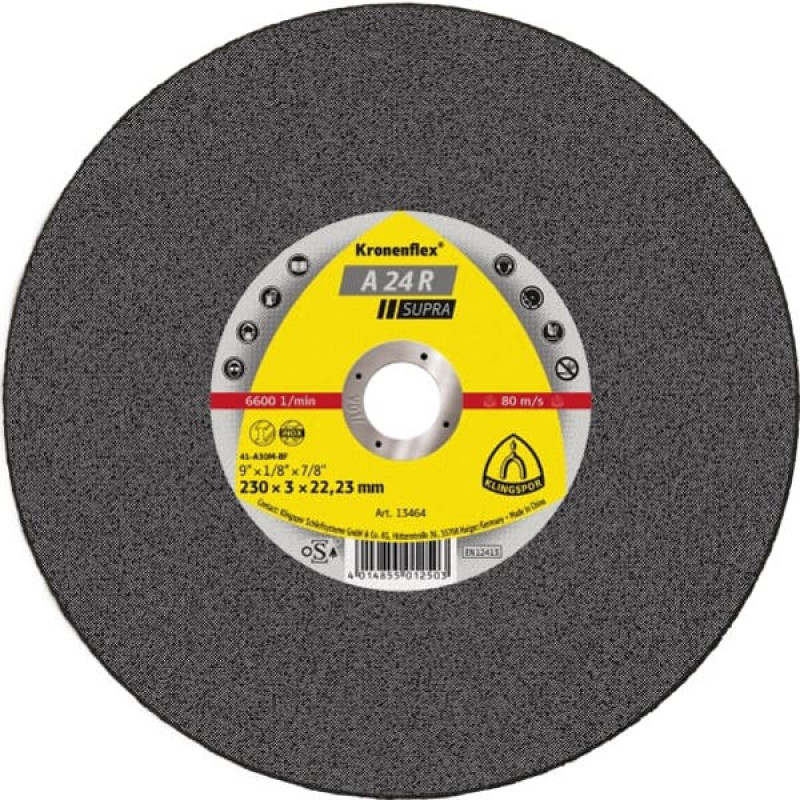 A 24 R SUPRA REZNA PLOČA 250x3x32 (cena/komad) A 24 R SUPRA REZNA PLOČA 250x3x32 (cena/komad)