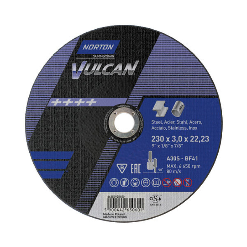 A 30 RBF VULCAN REZNA PLOČA 230x3x22.23