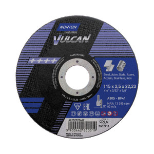 A 30 S VULCAN REZNA PLOČA 115x2.5x22.23 A 30 S VULCAN REZNA PLOČA 115x2.5x22.23