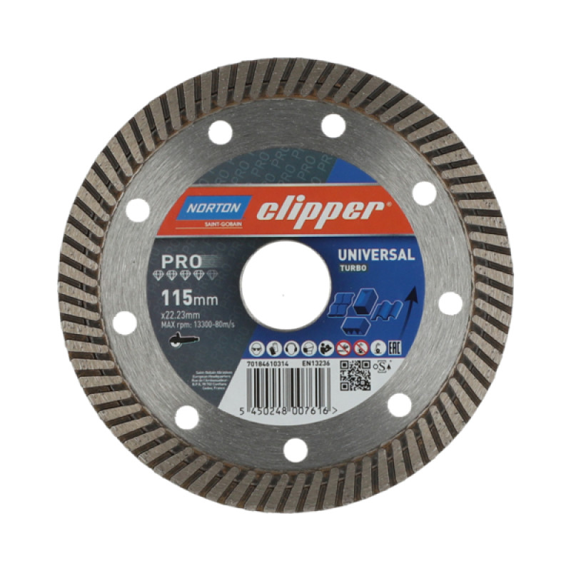 PRO UNIVERSAL TURBO DIJAMANTSKA PLOČA 115x22.23 PRO UNIVERSAL TURBO DIJAMANTSKA PLOČA 115x22.23