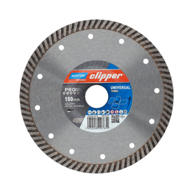 PRO UNIVERSAL TURBO DIJAMANTSKA PLOČA 150x22.23 PRO UNIVERSAL TURBO DIJAMANTSKA PLOČA 150x22.23