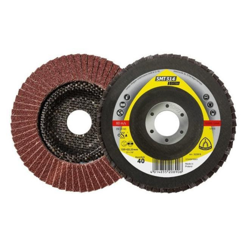 SMT 314 EXTRA LAMELASTI BRUSNI DISK 115x22.23 GR 40 (cena/komad)